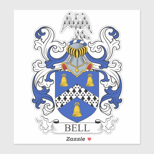 Sticker Bell Family Crest (Feuille)