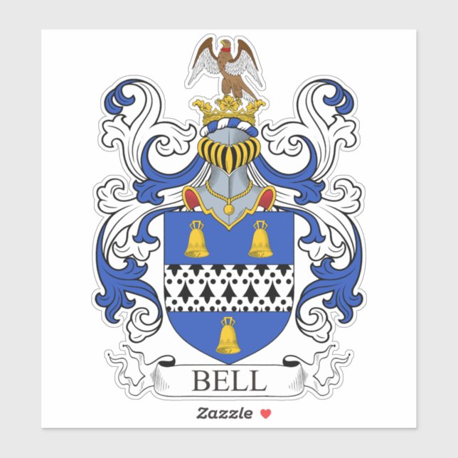 Sticker Bell Family Crest (Feuille)