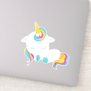 Sticker Belle licorne dormante