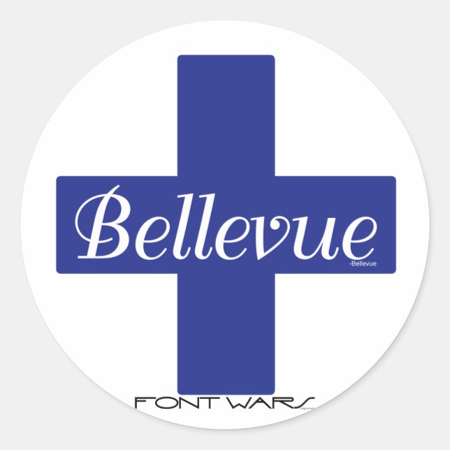 Sticker Bellevue (Devant)