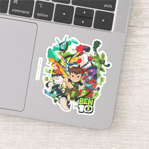 Sticker Ben 10 Alien Rush Graphique