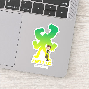 Sticker Ben 10 & Four Arms Shadow