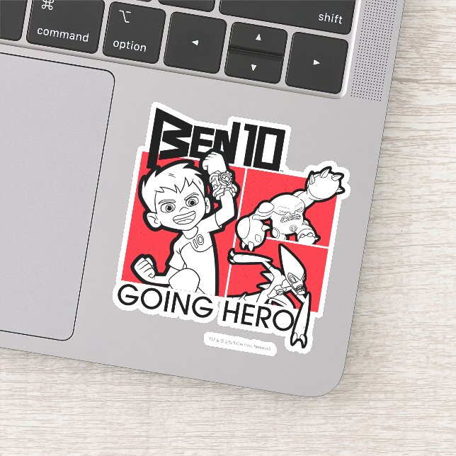 Sticker Ben 10 Going Hero (Détail)