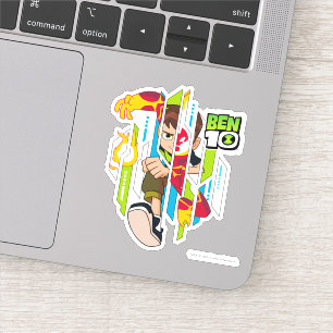 Sticker Ben 10 Transformation de l'ADN de l'hémataste
