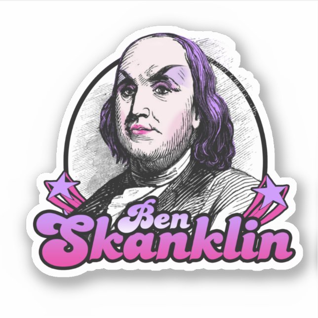 Sticker Ben Skanklin (Devant)