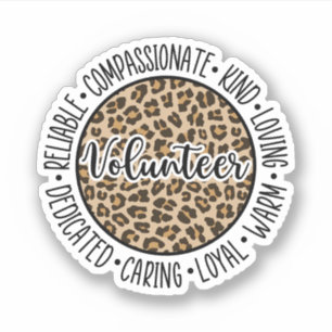 Sticker Bénévolat, Travail Volontaire, Don Pour Bénévole