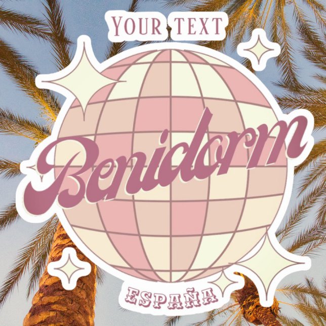 Sticker Benidorm Espagne España (Créateur téléchargé)