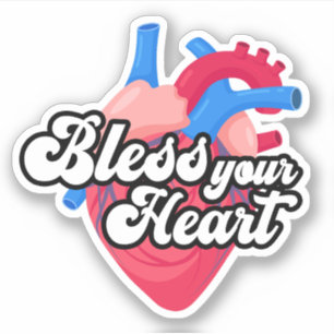 Sticker Bénissez votre coeur