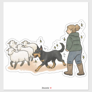 Sticker Berger de Beauce - Travail