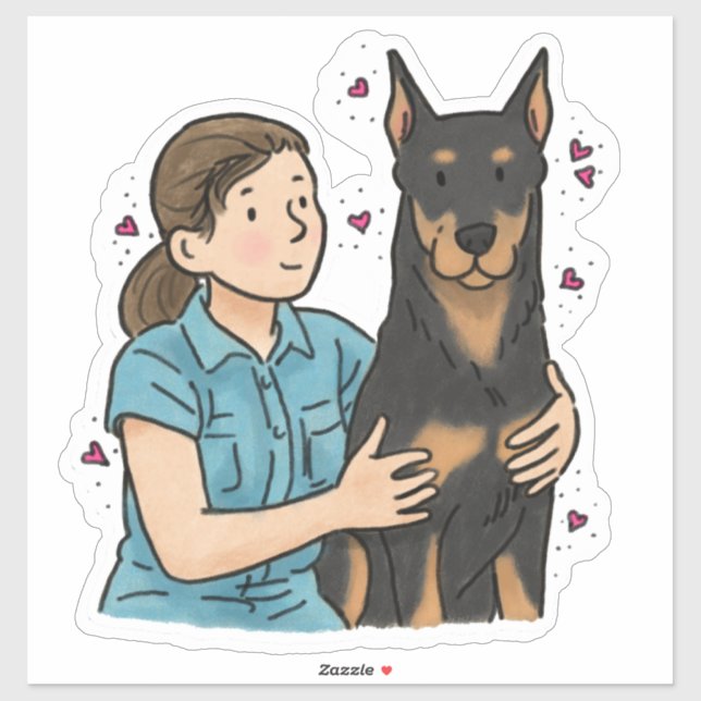 Sticker Berger de Beauce - Travail (Feuille)