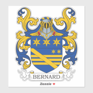 Sticker Bernard Family Crest