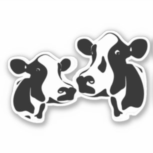 Sticker Bessie et Nellie, les vaches