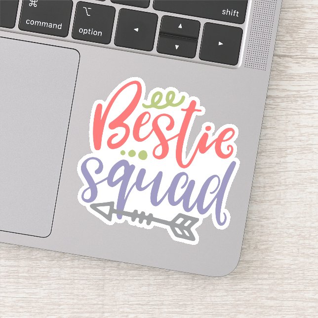 Sticker Bestie Squad Friendship Design (Détail)
