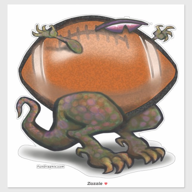 Sticker Bête de football (Feuille)