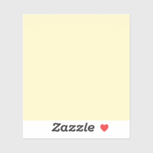 Sticker Beurre jaune uni