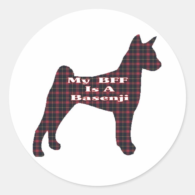 Sticker BFF Basenji (Devant)