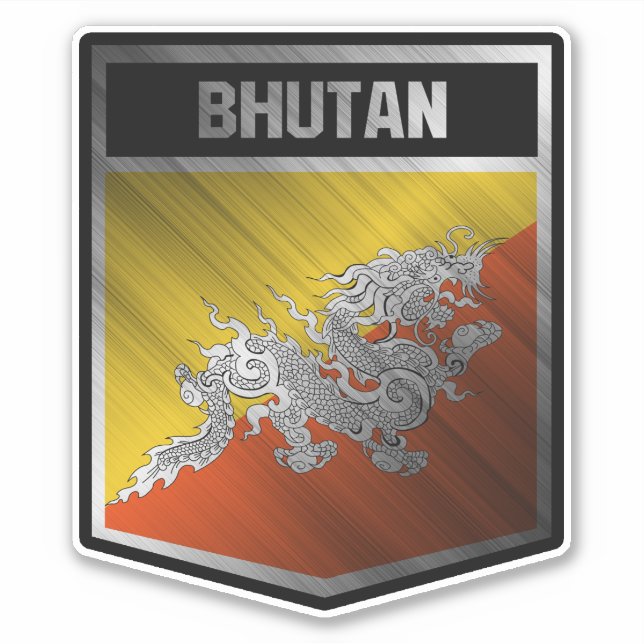 Sticker Bhoutan (Devant)