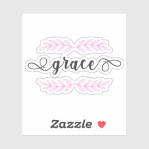 Sticker Bible chrétienne Verse Grace