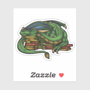 Sticker Bibliothèque Dragon
