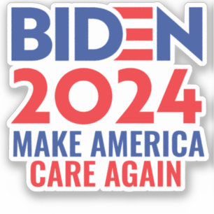 Sticker Biden 2024 : Rendre aux Etats-Unis leur intérêt