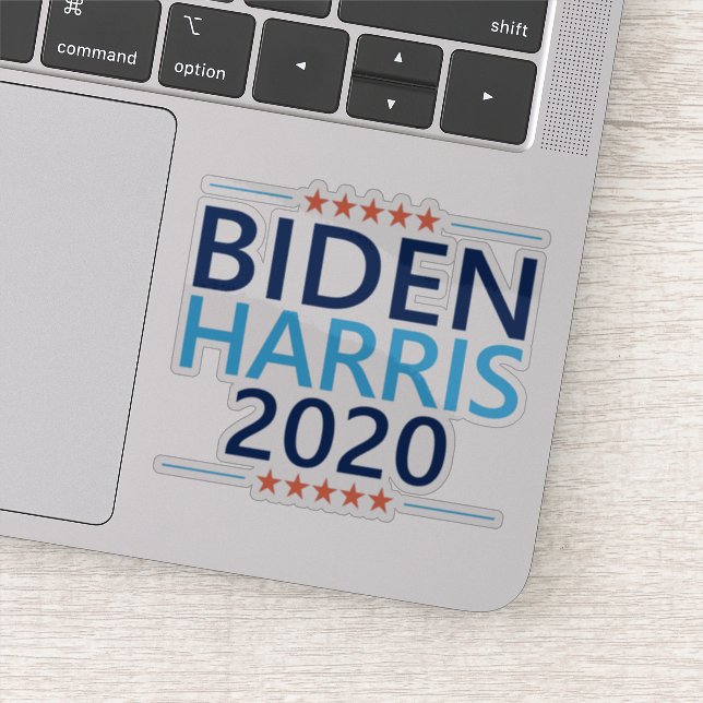 Sticker Biden Harris 2020 pour l'élection présidentielle a (Détail)