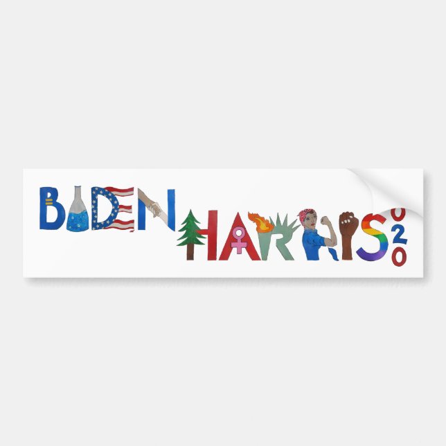 Sticker Biden Harris Bumper (Devant)