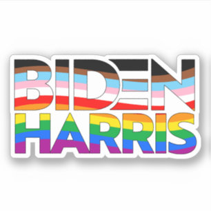 Sticker Biden Harris Fierté LGBTQ+