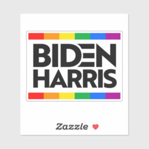 Sticker BIDEN HARRIS Pride Block
