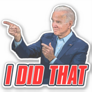 Sticker Biden inflation anti Biden Pro trump 2024