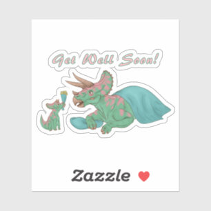 Sticker Bien Se Bien Bientôt Tricératops