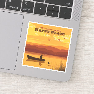 Sticker Bienvenue À Mon Happy Place