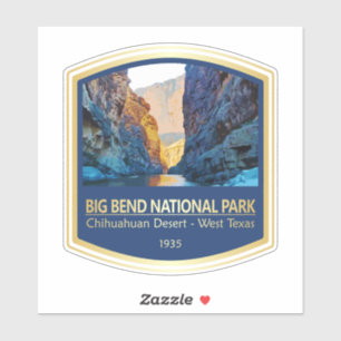 Sticker Big Bend NP (PF1)