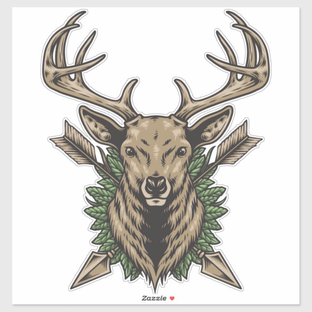 Sticker Big Buck (Feuille)