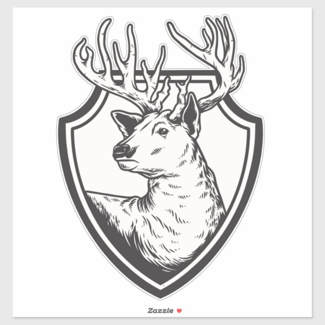 Sticker Big Buck (Feuille)