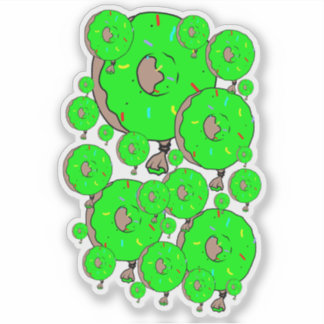 Sticker Big Green Yum-yums