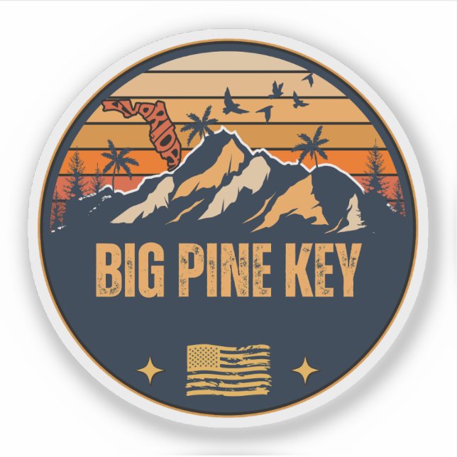 Sticker Big Pine Key, Floride  (Devant)