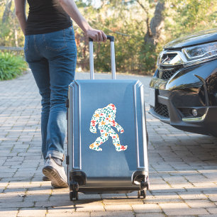 STICKER BIGFOOT FLORAL