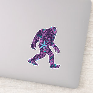 STICKER BIGFOOT FLORAL