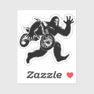 Sticker Bigfoot Vol Vélo Dirt