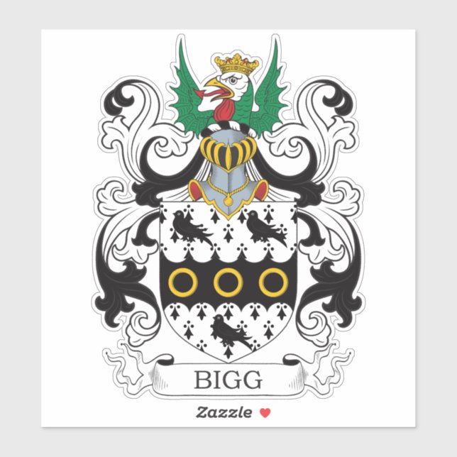 Sticker Bigg Family Crest (Feuille)