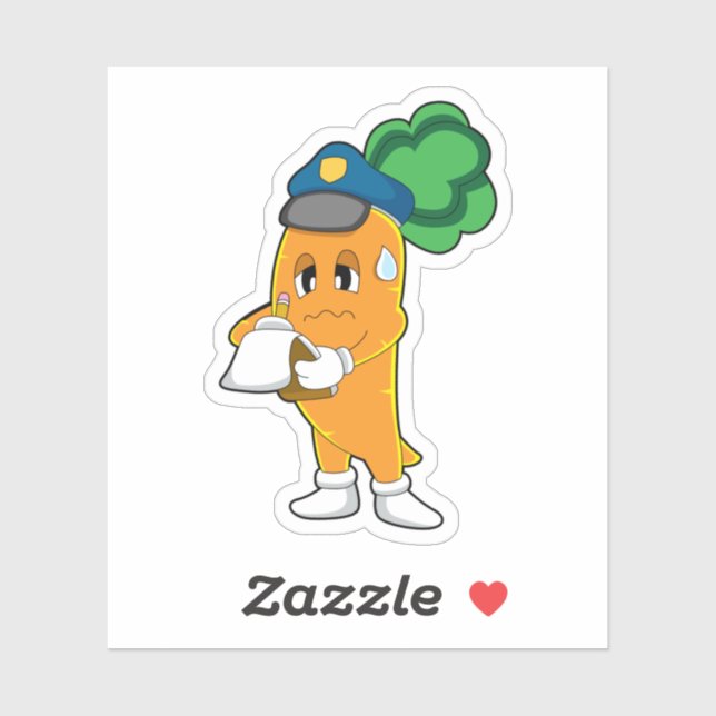 Sticker Billet de stationnement pour le gardien de la circ (Feuille)