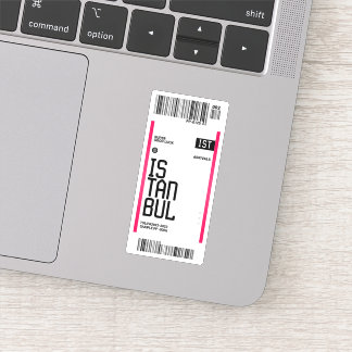 Sticker Billet de voyage Istanbul