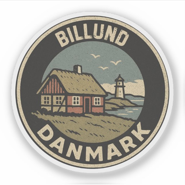 Sticker Billund, Danemark Danemark  (Devant)