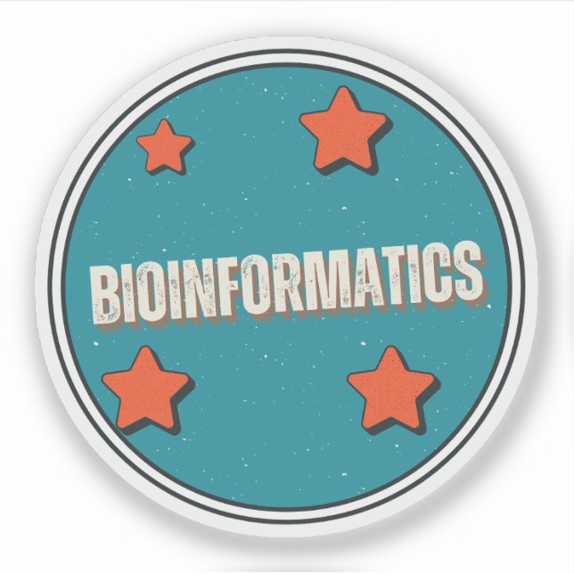 Sticker Bio-informatique (Devant)