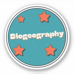 Sticker Biogéographie