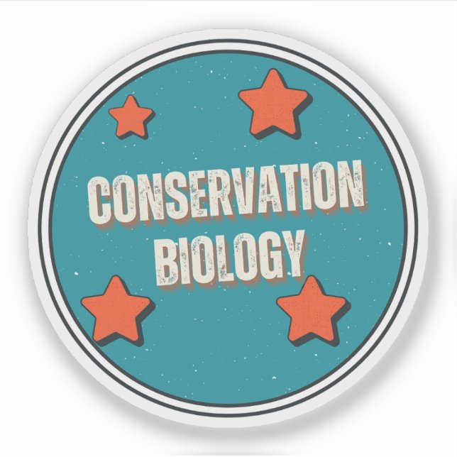 Sticker Biologie de la conservation (Devant)