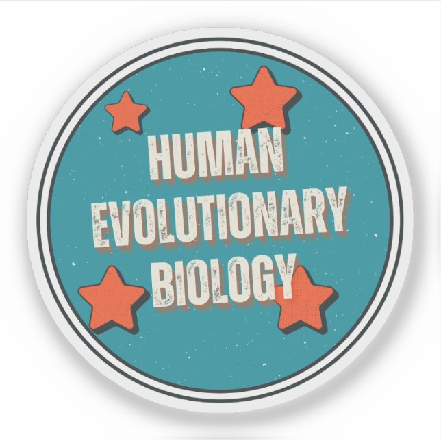 Sticker Biologie Évolutionnaire Humaine (Devant)