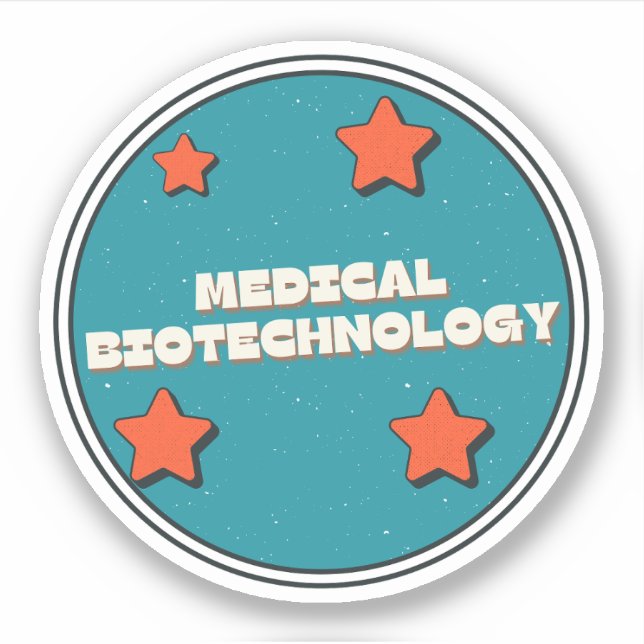 Sticker Biotechnologie médicale (Devant)