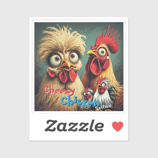 Sticker “Birb Energy” Mike & Mandy Selfie Vinyl (Feuille)