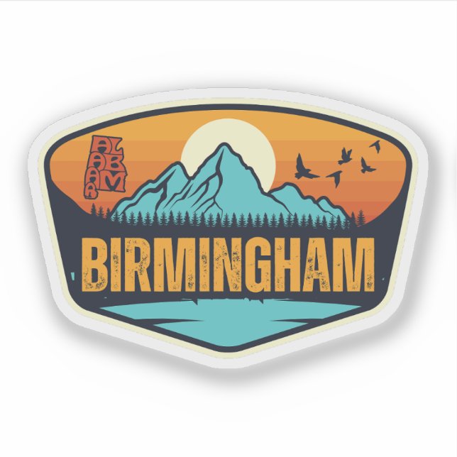 Sticker Birmingham (Alabama) (Devant)